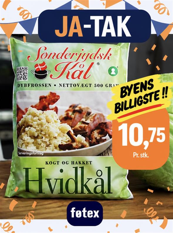 SØNDERJYDSK HVIDKÅL 500G.