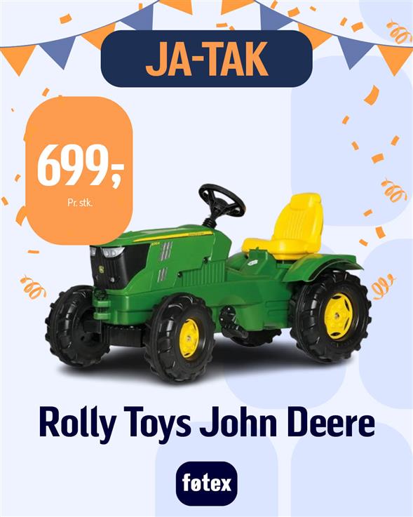 Rolly Toys John Deere 6210R pedaltraktor