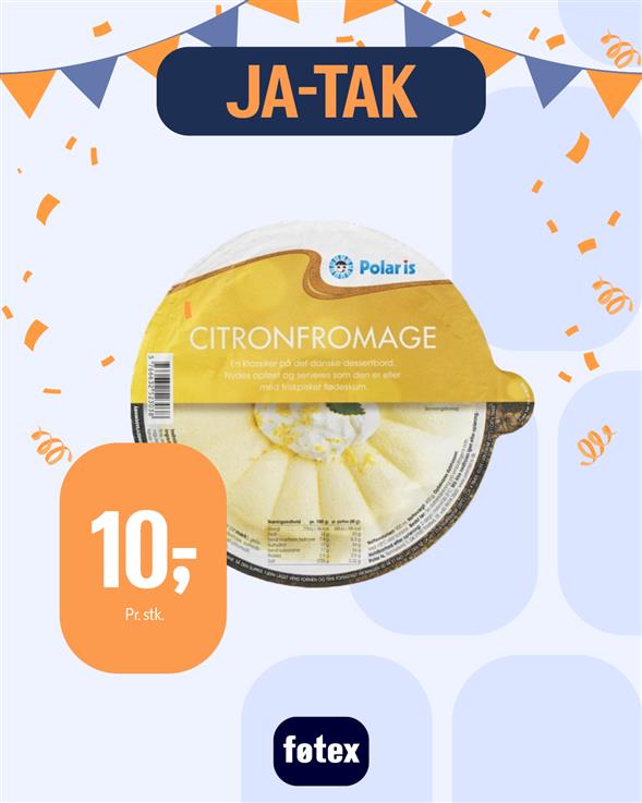 POLAR CITRONFROMAGE 900 ML