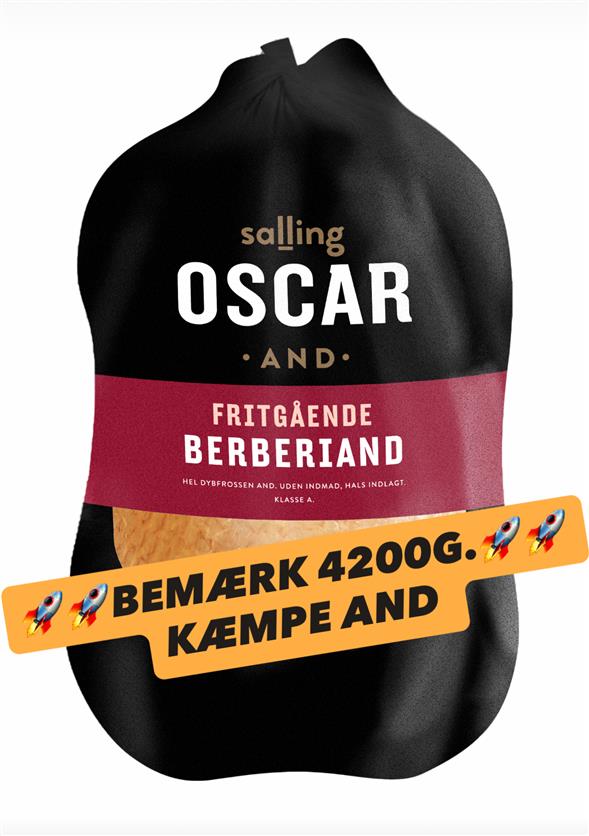 Oscar Fritgående berberiand 4200G.