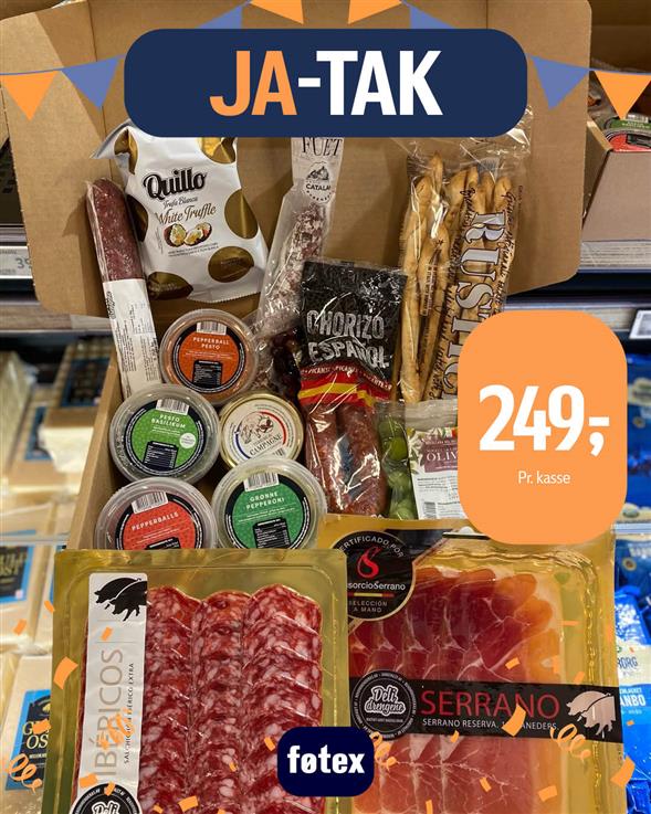 STOR TAPASKASSE FRA DELI DRENGENE